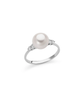 Miluna Anello con Perla e Diamanti