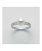 Miluna Anello con Perla e Diamanti