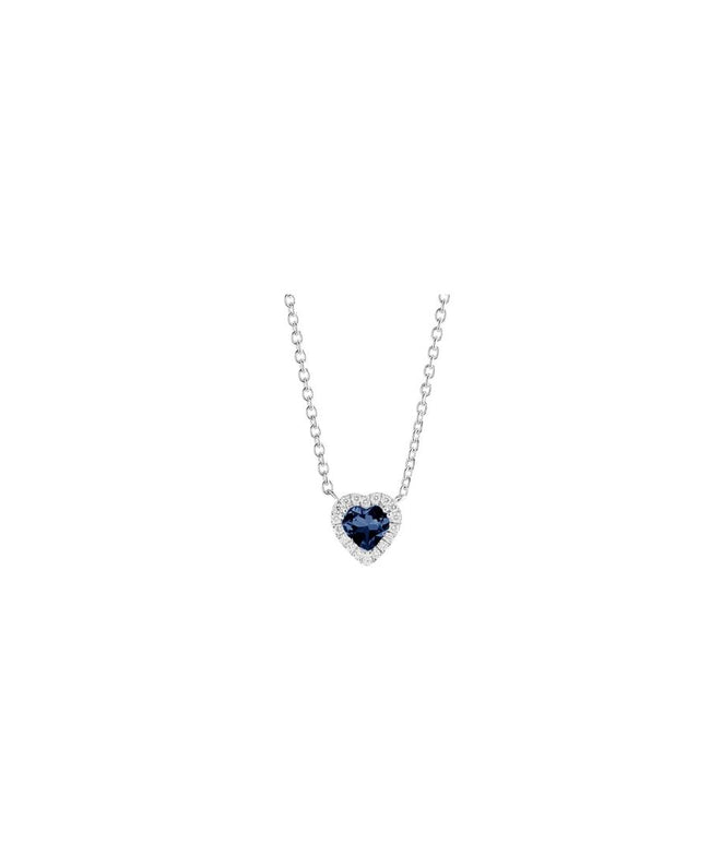 Freelight Collana con Zaffiro e Diamanti