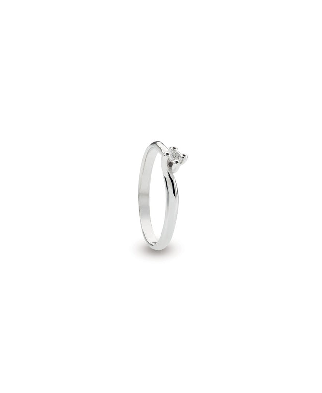 Lux Anello Solitario ct 0,08