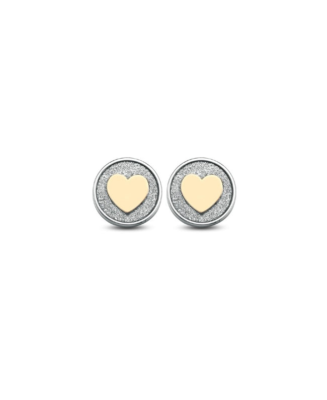 Ops Objects Orecchini Donna Glitter Coin Simbolo Cuore (6006862774465)