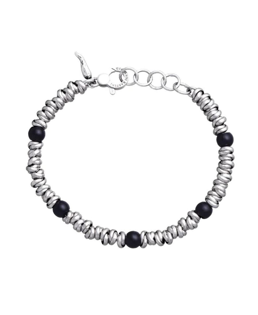 Giovanni Raspini Bracciale Nodini E Onice