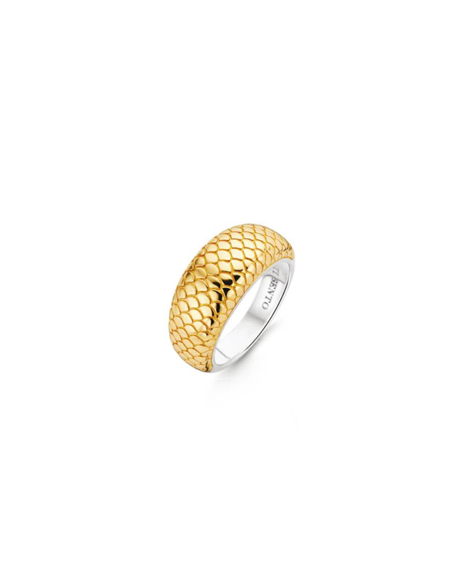 Ti Sento Milano Anello Fascia Bicolor