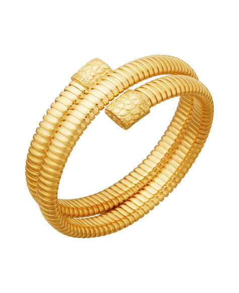 Giovanni Raspini Bracciale Tubogas Croco Doppio Dorato