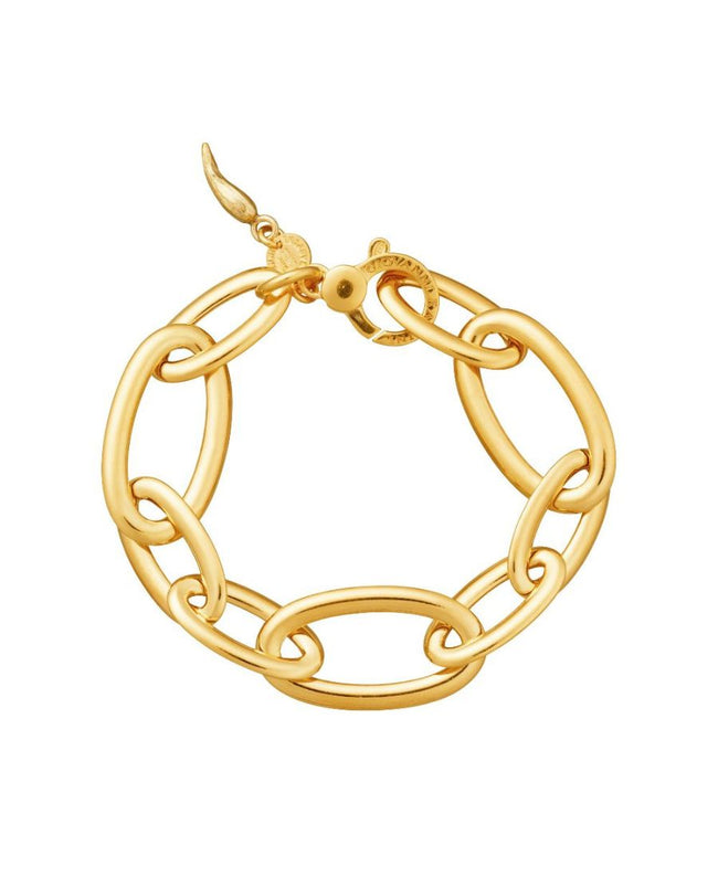 Giovanni Raspini Bracciale Maglia Ovale Bold Dorato