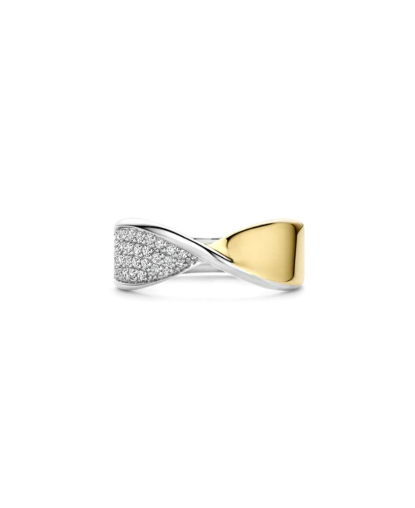 Ti Sento Milano Anello Fascia Bicolor