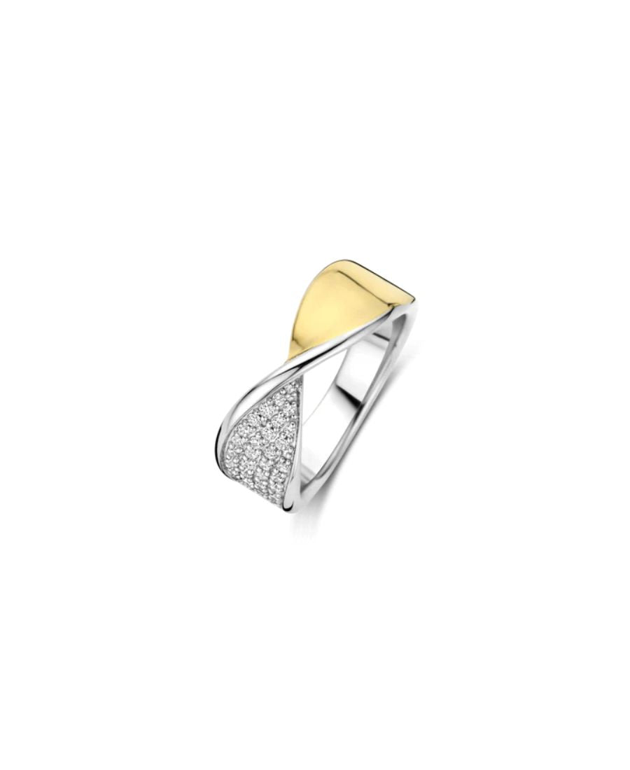 Ti Sento Milano Anello Fascia Bicolor