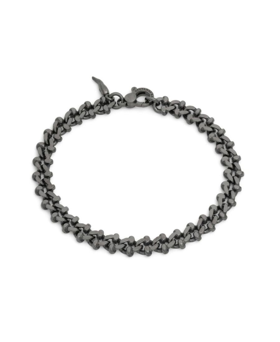 Giovanni Raspini Bracciale Maglia Crab Black