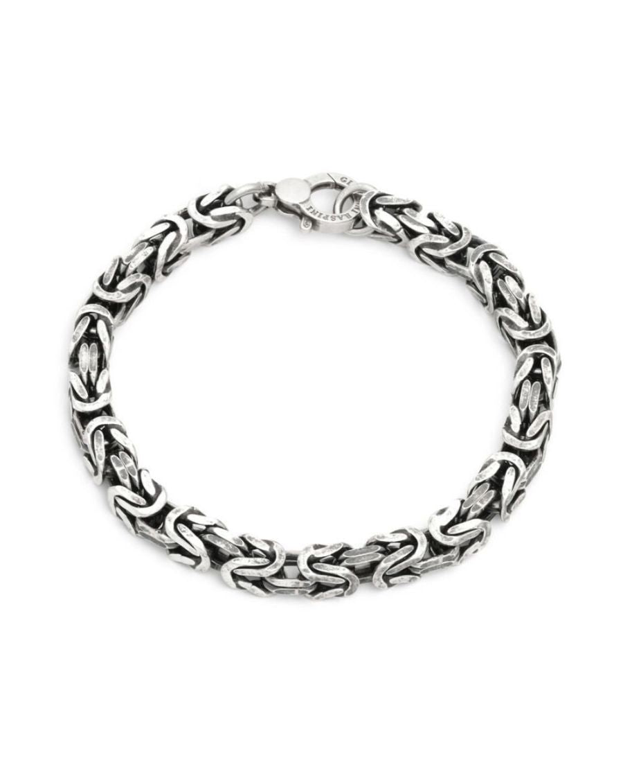 Giovanni Raspini Bracciale Maglia Bizantina Quadra Grande