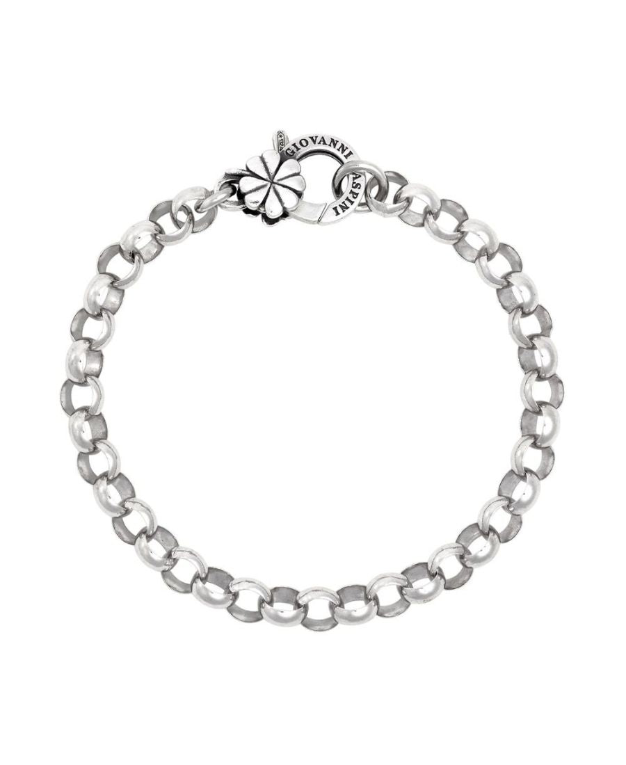 Giovanni Raspini Bracciale Rolò Chiusura Quadrifoglio