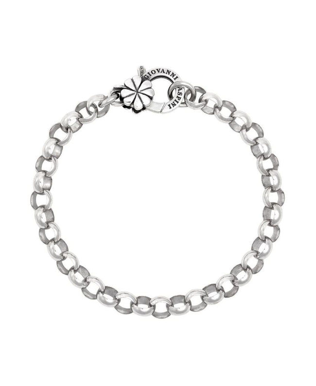 Giovanni Raspini Bracciale Rolò Chiusura Quadrifoglio