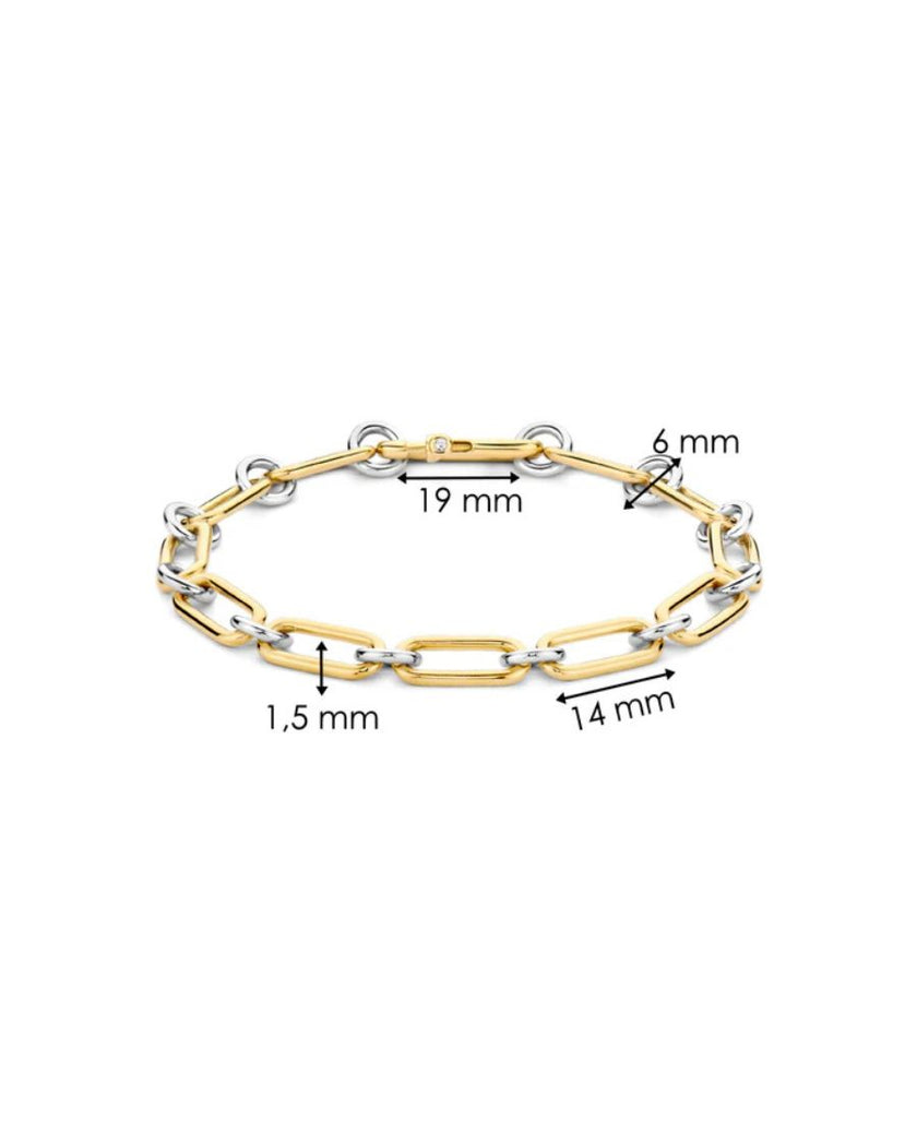 Ti Sento Milano Bracciale Catena Bicolore