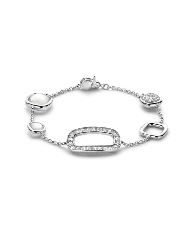 Ti Sento Milano Bracciale Con Zirconi e Madreperla