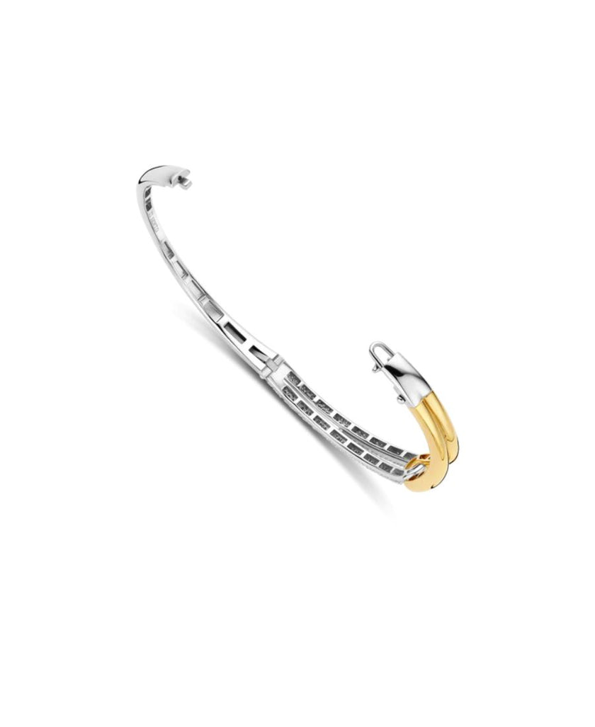 Ti Sento Milano Bracciale Argento Rigido Bicolor