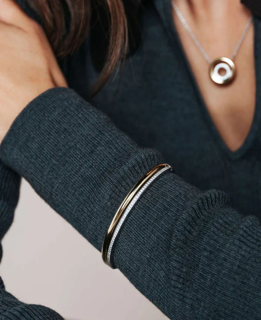 Ti Sento Milano Bracciale Rigido Bicolor