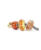 Trollbeads Onice Rosso Rotondo
