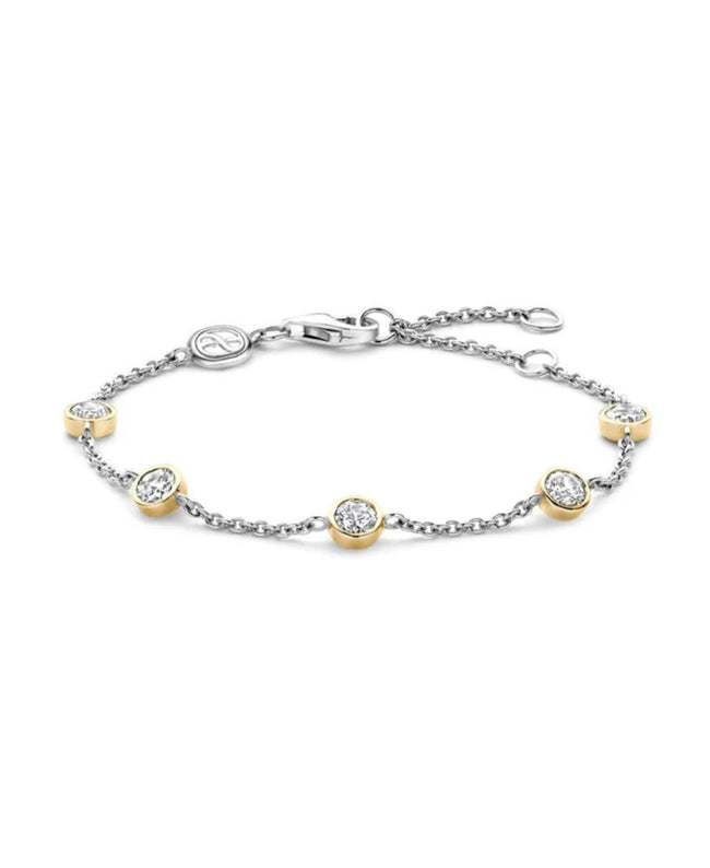 Ti Sento Milano Bracciale Bicolor Catena Sottile