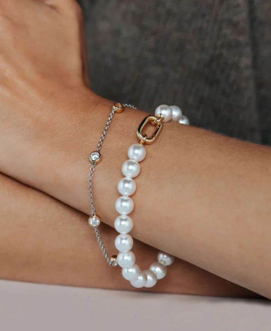 Ti Sento Milano Bracciale Bicolor Catena Sottile