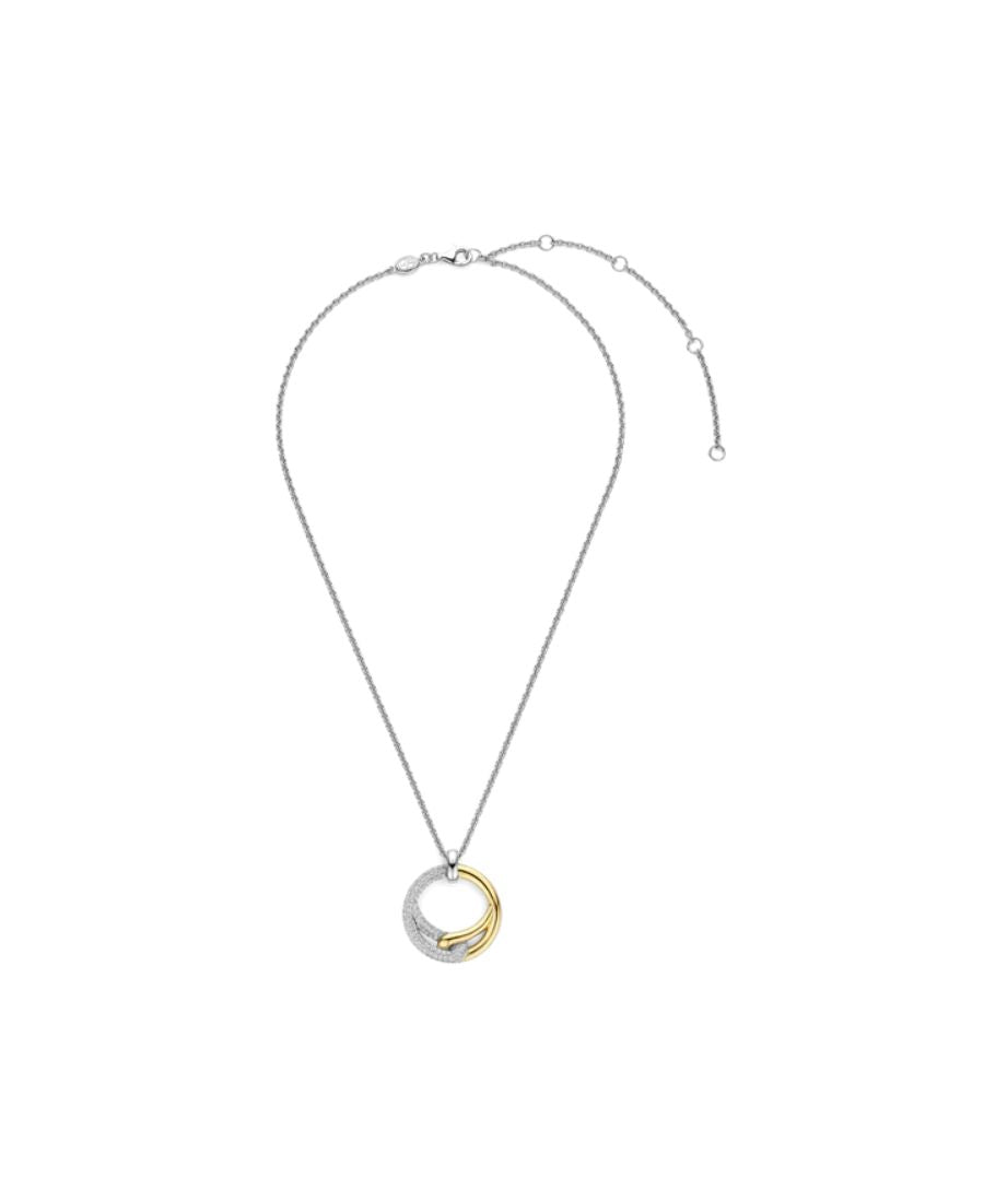 Ti Sento Milano Collana Con Pendente Bicolor
