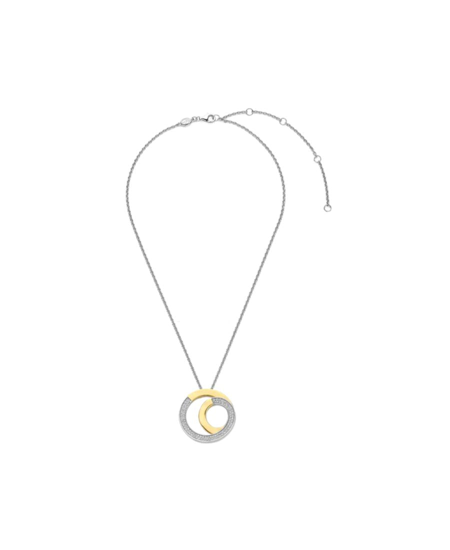 Ti Sento Milano Collana Con Pendente Bicolor