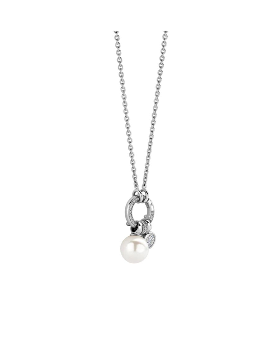 Ti Sento Milano Collana Argento Con Perla