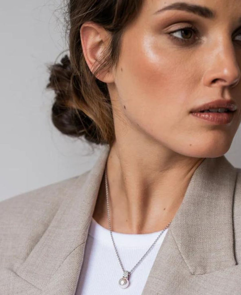 Ti Sento Milano Collana Ciondolo Perla