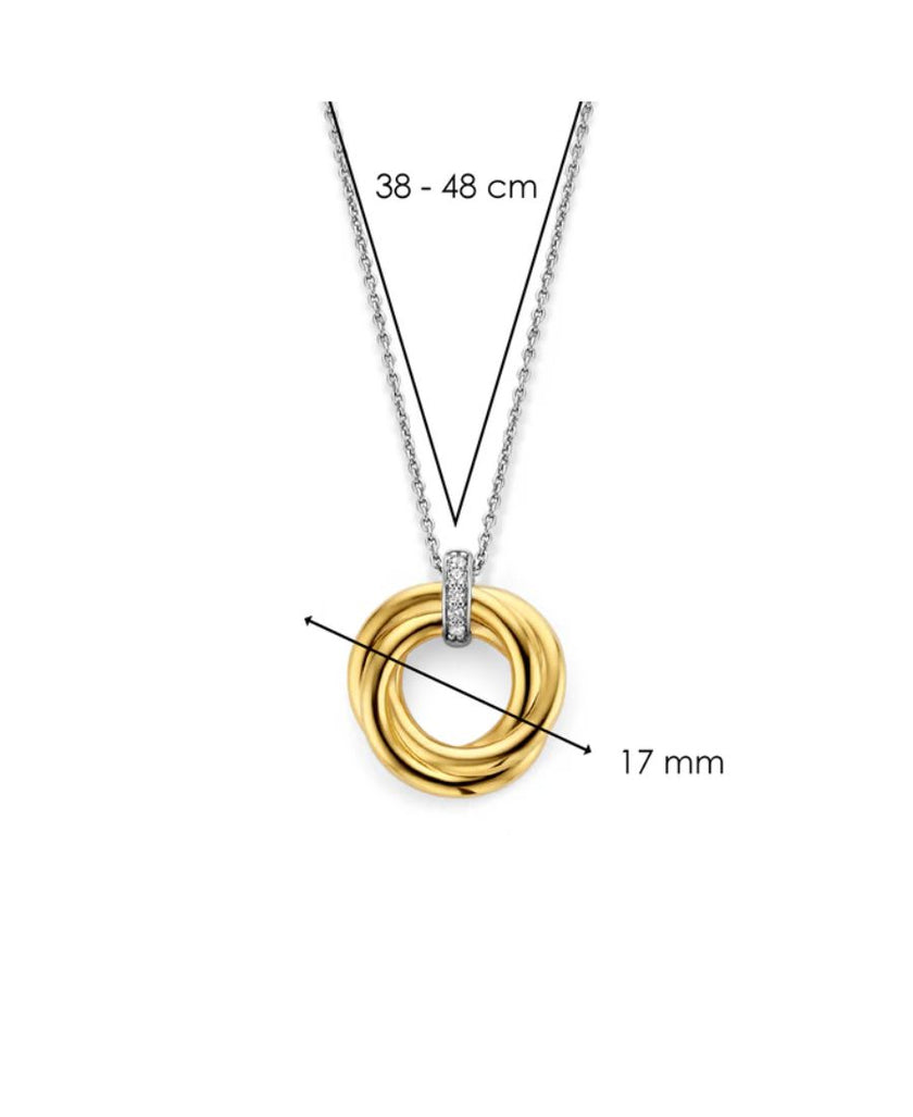 Ti Sento Milano Collana Argento Bicolor