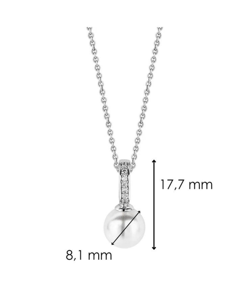 Ti Sento Milano Collana Argento Con Perla