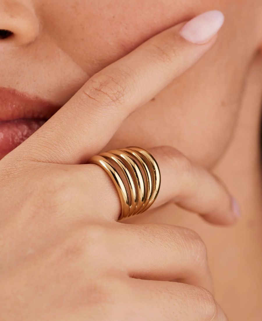 Brosway Anello Aura Dorato