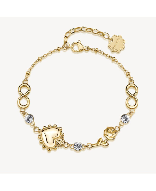 Brosway Bracciale Chakra Amore Acciaio Dorato Donna