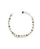 Rue Des Mille Bracciale Unisex con Croci Doppio Filo Tangle