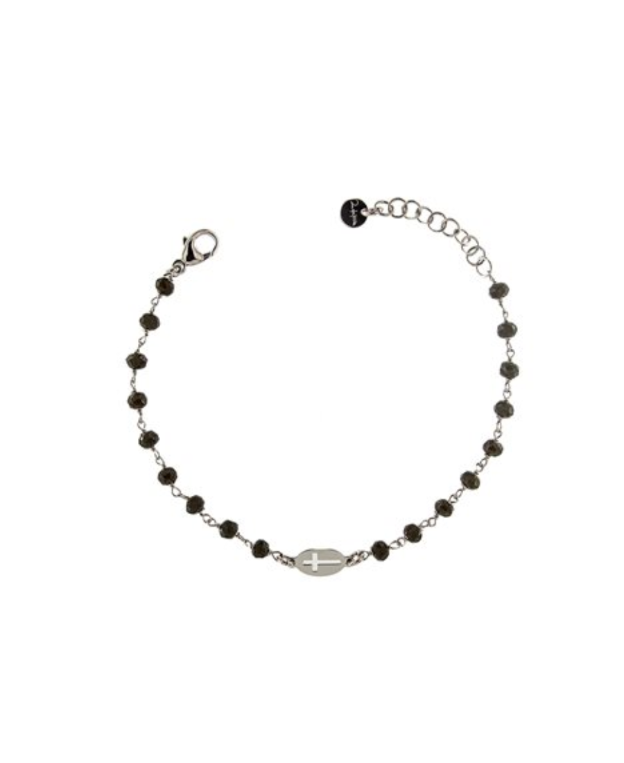 Rue Des Mille Bracciale Unisex con Croce Tangle