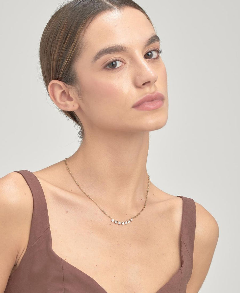 Brosway Collana Symphonia Acciaio Dorato Donna