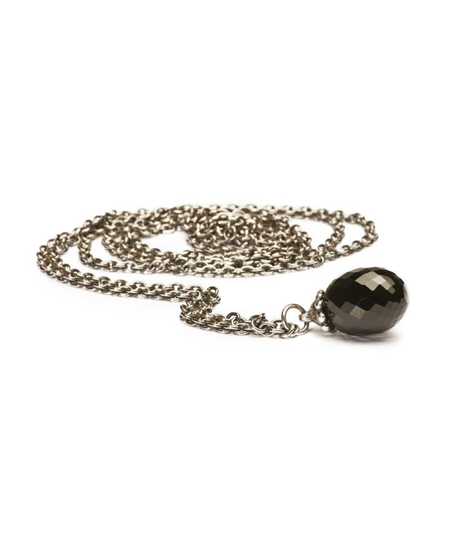 Trollbeads Collana d'Argento con Onice Nero