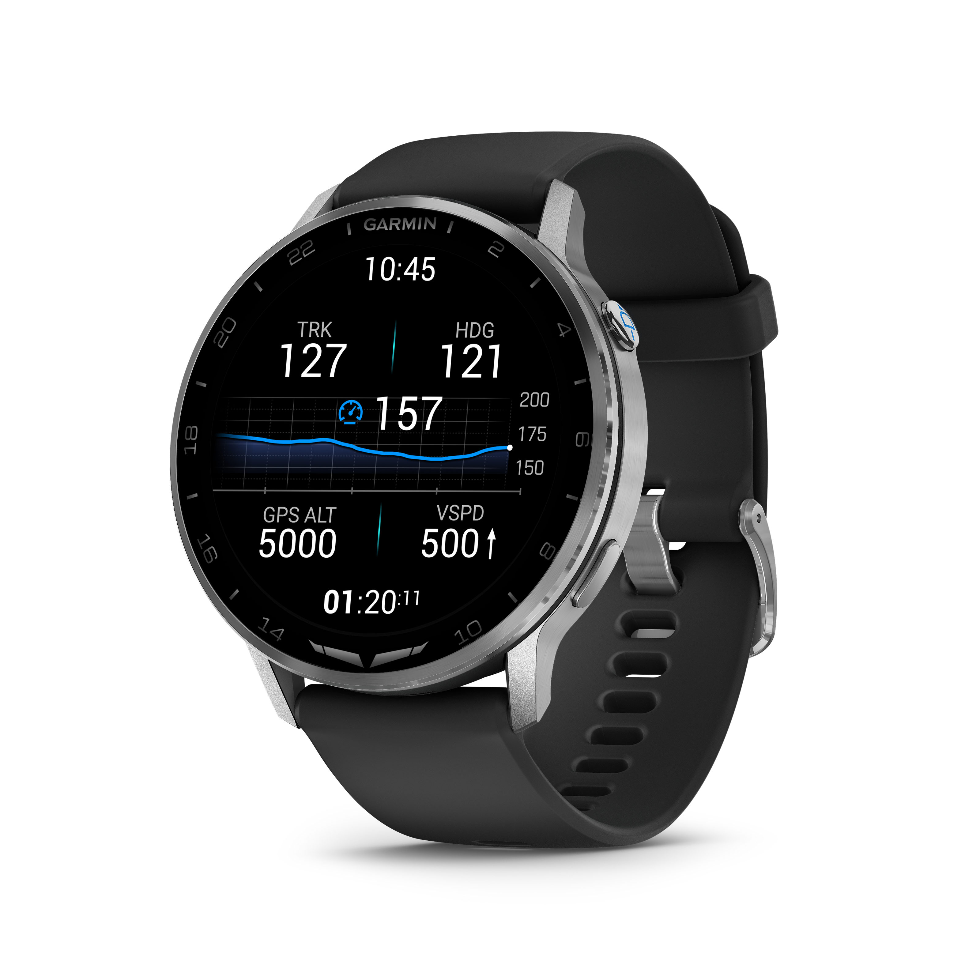 Garmin D2™ Air X15 Argento - Aviator Smartwatch