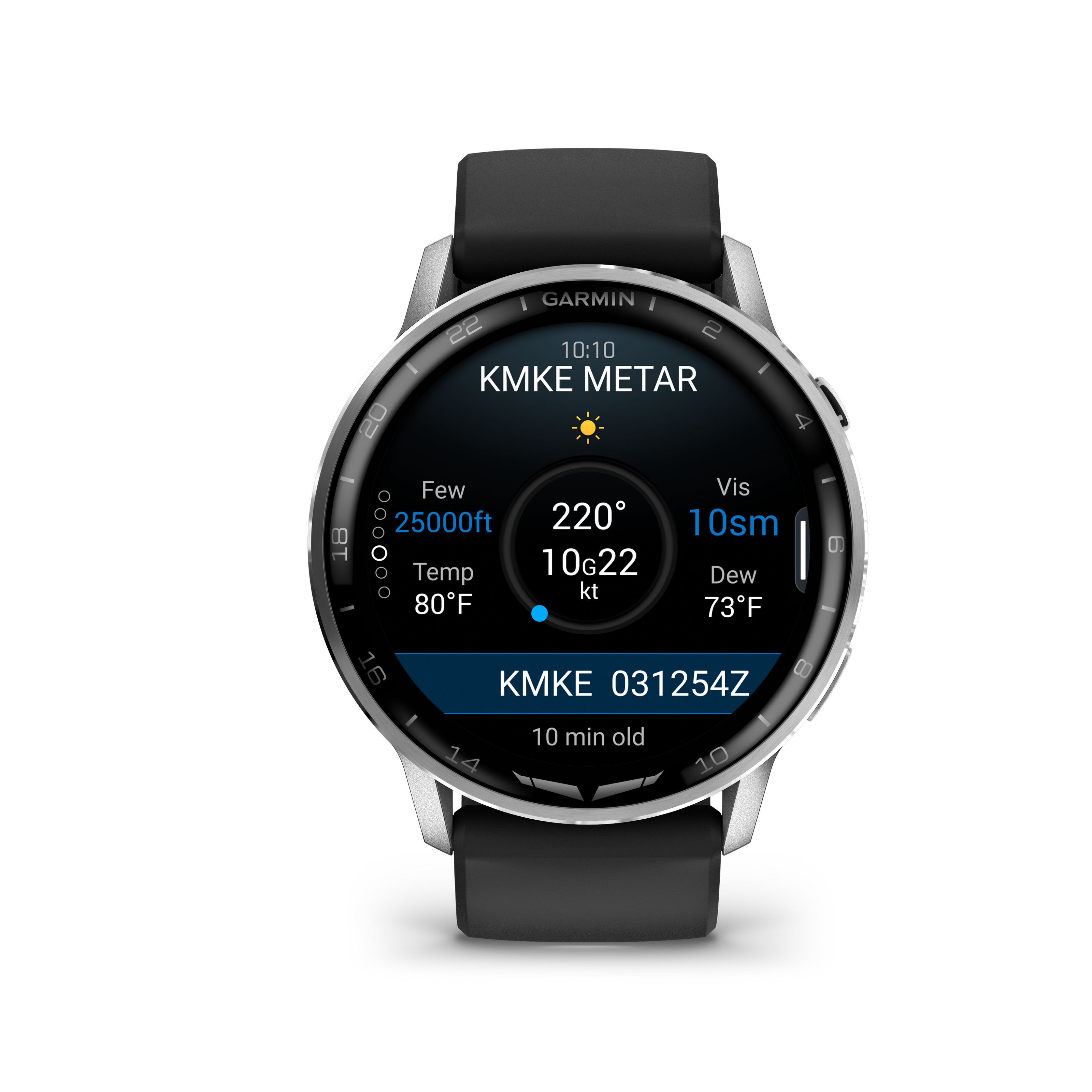 Garmin D2™ Air X15 Argento - Aviator Smartwatch