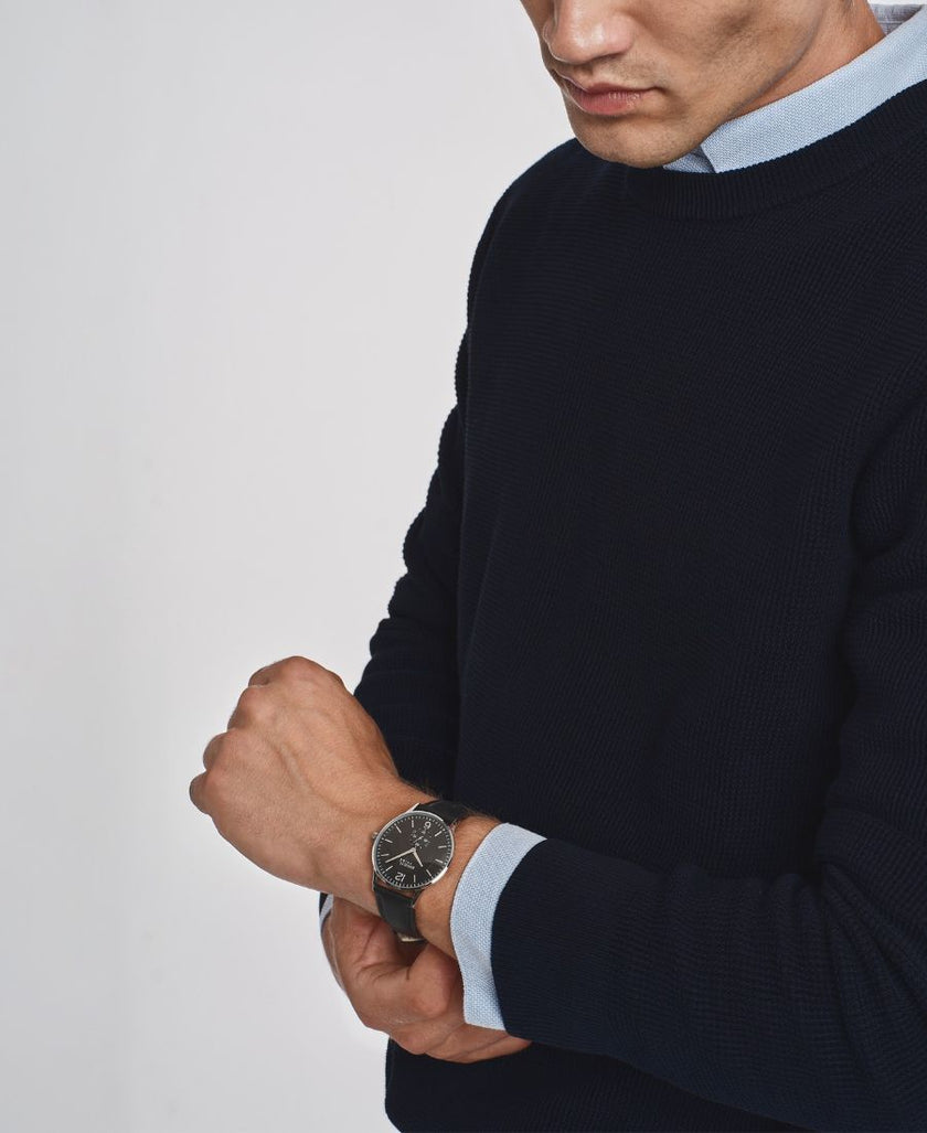 Breil Tribe Orologio Belmont Uomo Pelle Nero