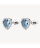 Brosway Orecchini Argento Fancy Cuore Celesti