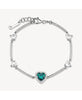 Brosway Bracciale Argento Fancy Cuore Verde