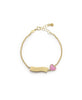 LeBebè Bracciale Fortuna con Cuore e Targhetta