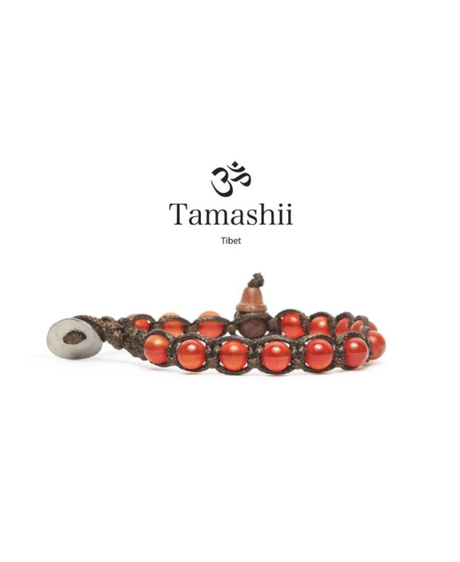 Tamashii Bracciale Agata Fuoco 6mm