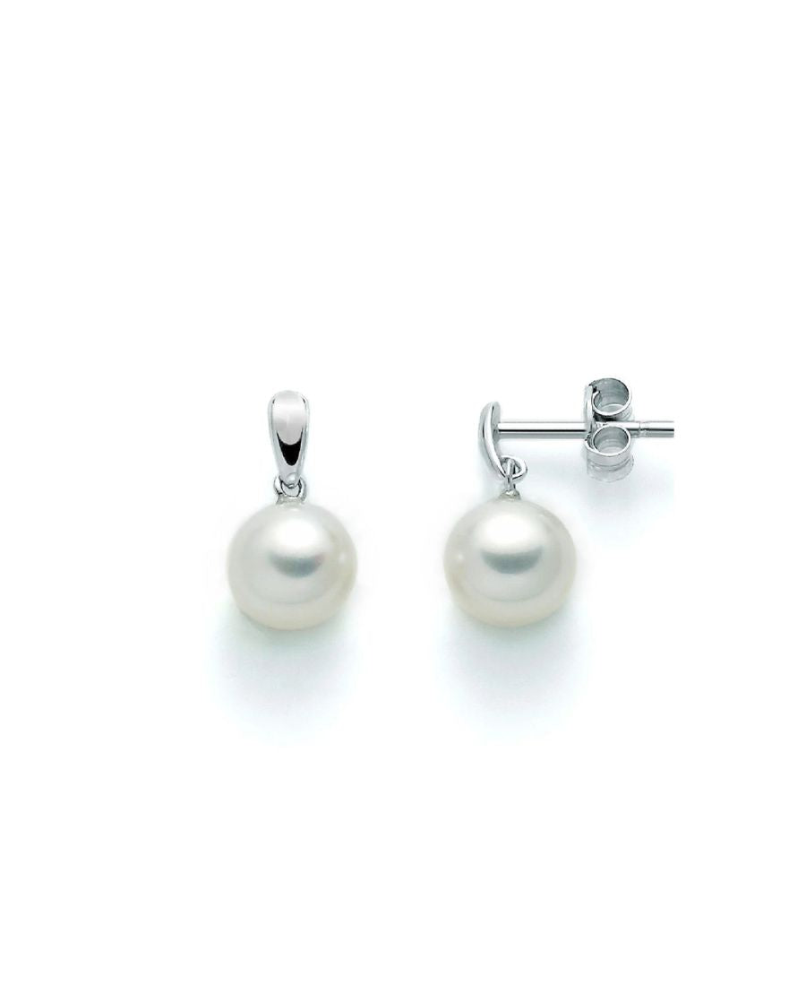 Miluna Orecchini Pendenti e  Perle 7-7,5mm
