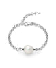Miluna Bracciale in Argento e Perla Barocca