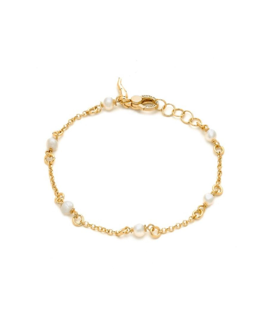 Giovanni Raspini Bracciale Joy Perle Dorato