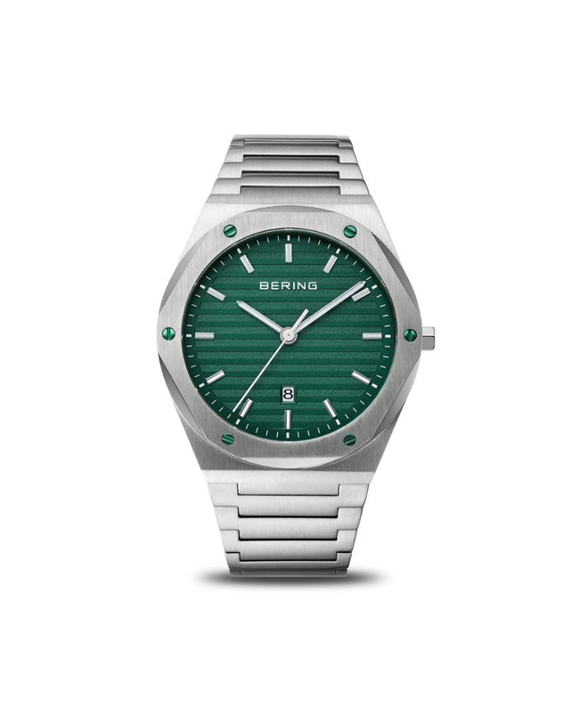 Bering Orologio Uomo Sale Argento Spazzolato