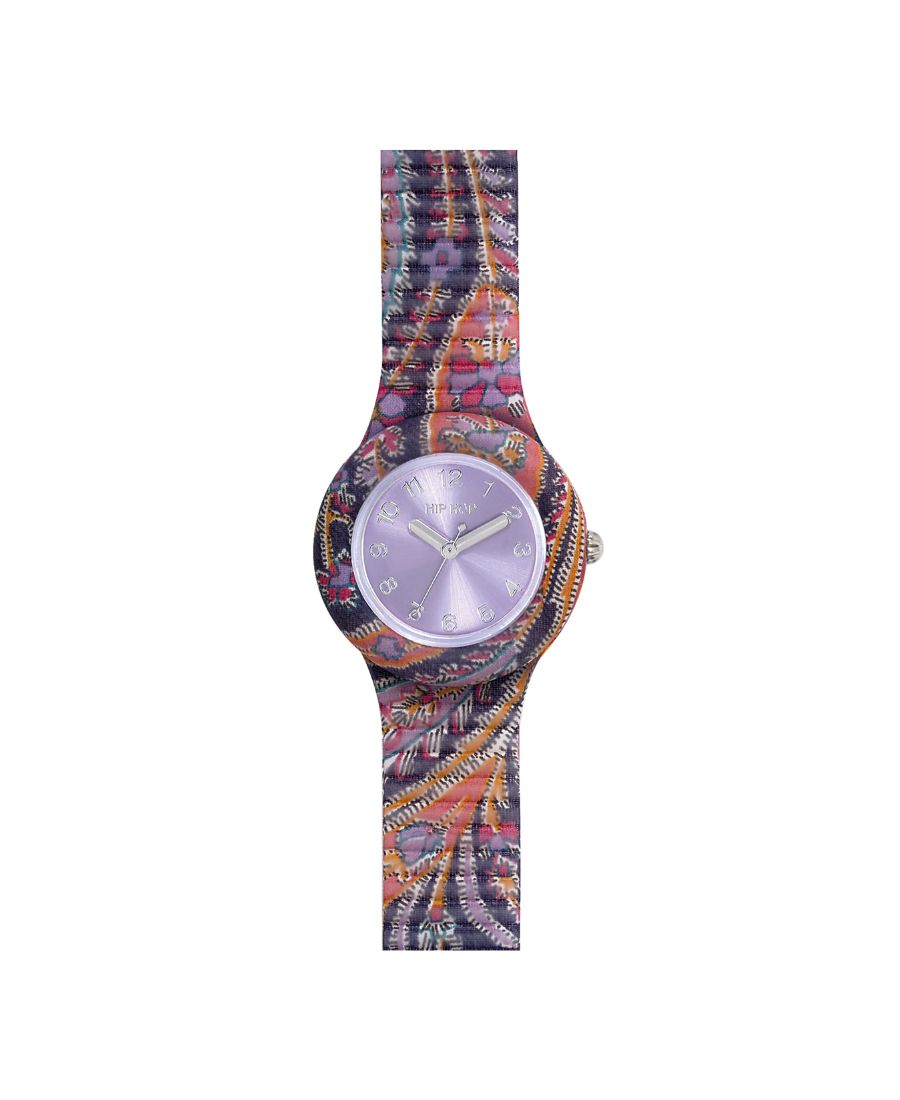 Hip Hop Orologio Paisley Lilac