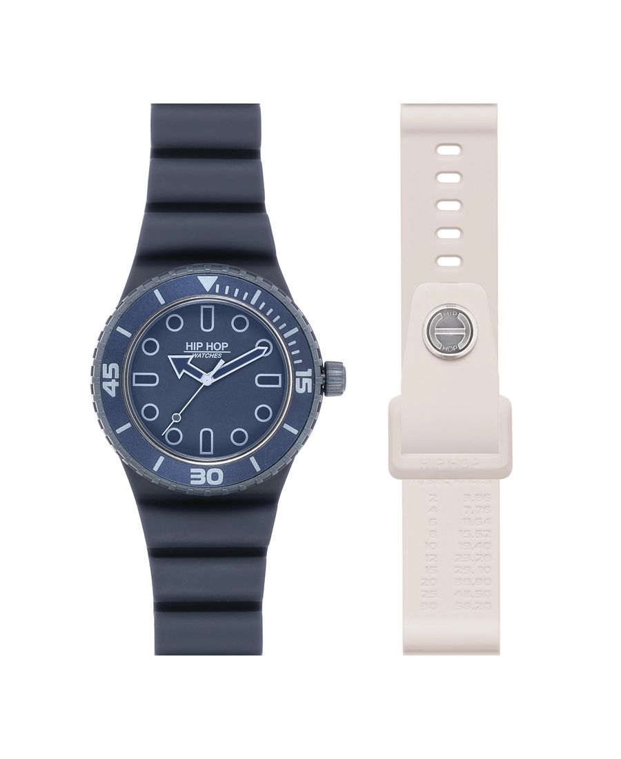 Hip Hop Orologio Master blu/ghiaccio
