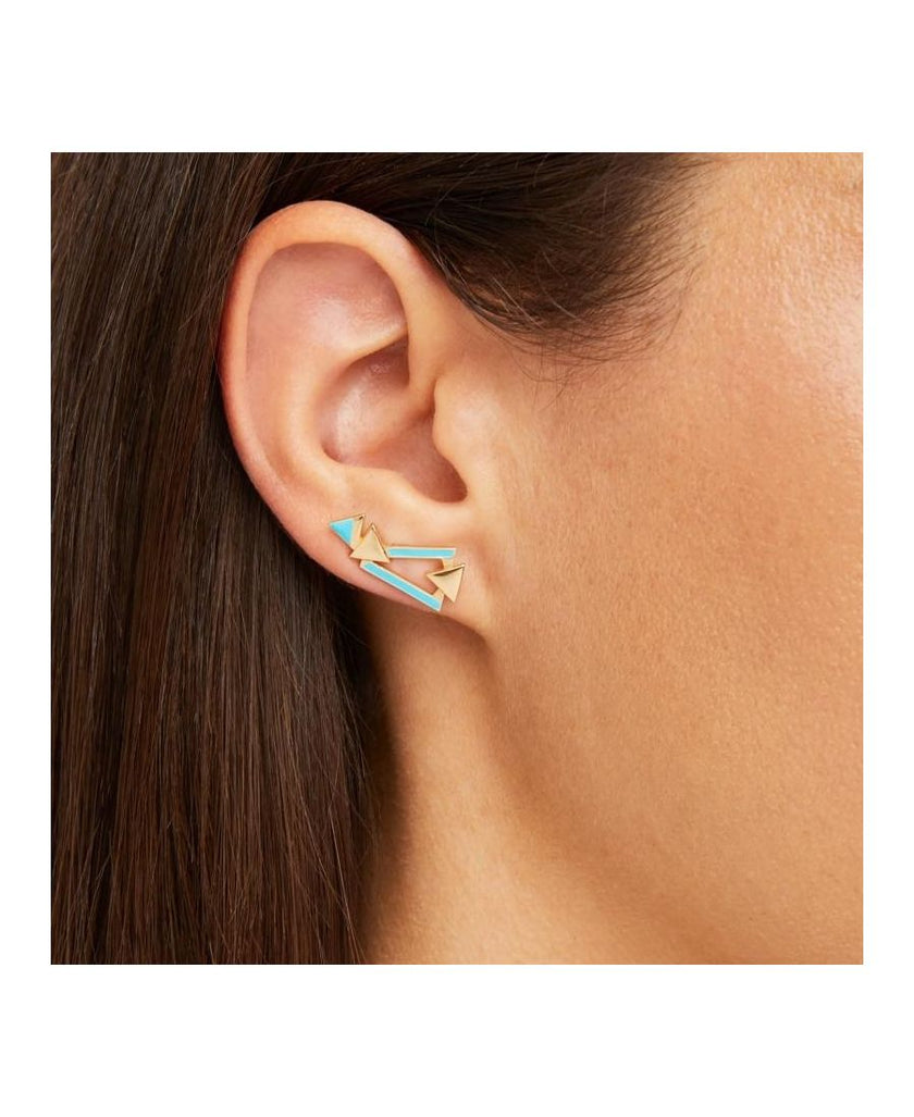 VALENTINA FERRAGNI Mono Orecchino Gaia Light Blue