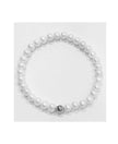 Miluna Bracciale di Perle con Boule in Argento