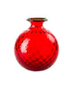 Venini Vaso Monofiore Balloton Rosso Large